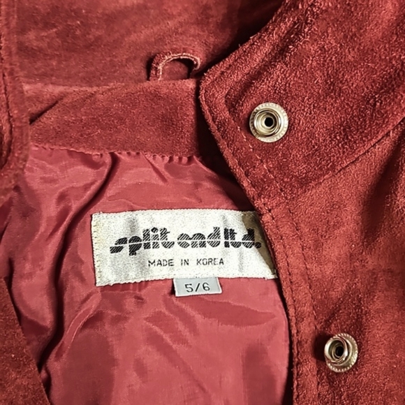 Vintage Split End Ltd bomber style suede leather jacket - Picture 5 of 8